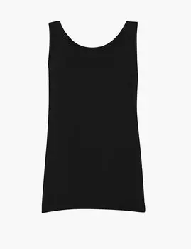 Топ-майка однотонная