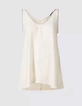 Топ-майка с V-образным вырезом