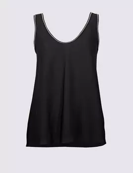 Топ-майка с V-образным вырезом