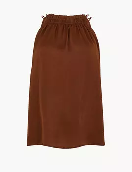 Топ-майка с воротником