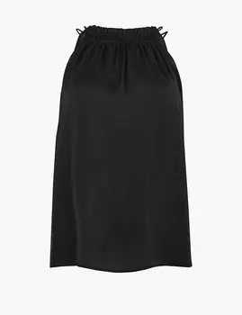 Топ-майка с воротником