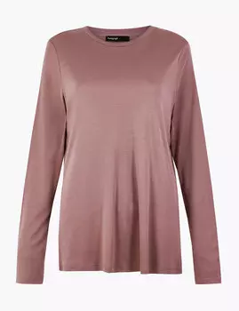 Топ навыпуск с длинным рукавом