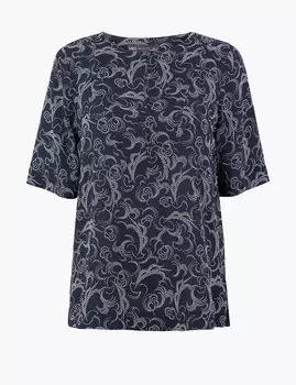 Топ навыпуск с принтом "созвездия"