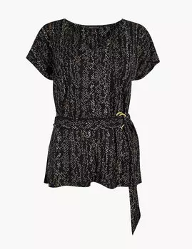 Топ с принтом в виде животных