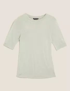 Топ с высокой горловиной