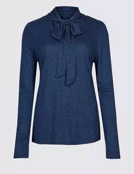 Топ женский с элегантным бантом