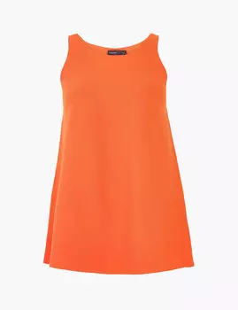 Трикотажная майка с круглым вырезом