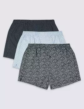 Трусы-боксеры хлопковые (набор 3 пары)