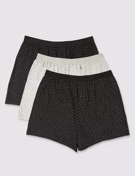 Трусы-боксеры из 100% хлопка с технологией Cool &amp; Fresh™ (3 шт), черный/ серый