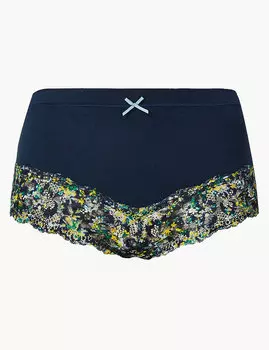 Трусы-бразилиана хлопковые