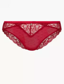 Трусы-бразилиана кружевные
