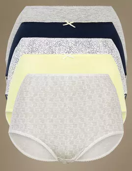 Трусы-брифы закрытые с добавлением вискозы (5 шт)