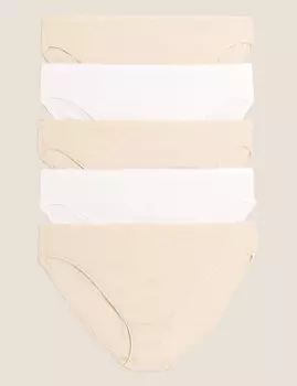 Трусы-хайлег No VPL однотонные (5 шт)