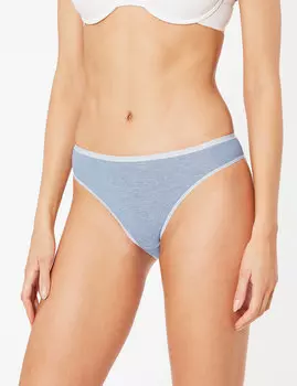 Трусы-хайлег с контрастной отделкой (5 шт)