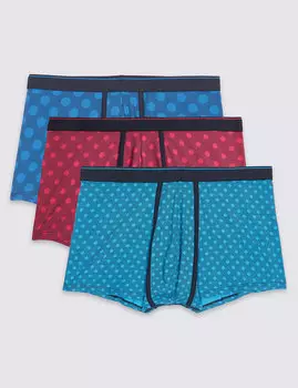 Трусы-хипсы в горох (3 шт)