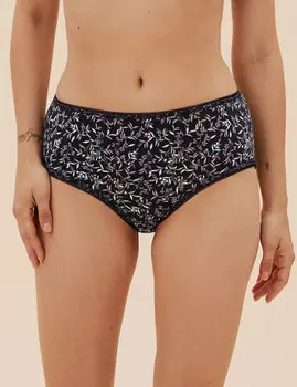 Трусы-миди из хлопка и лайкры® (5 шт)