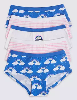 Трусы-шортики с принтом "Радуга" для девочки 6-16 лет