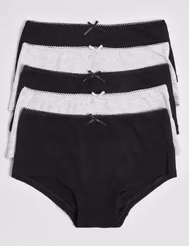 Трусы-шортики с с отделкой гребешком для девочки