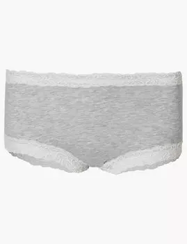 Трусы-шортики с высокой посадкой по линии талии