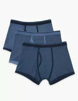 Трусы-транки Cool &amp; Fresh™ с геометрическим принтом (3 шт)