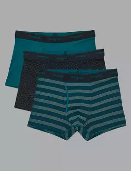 Трусы-транки из хлопка Supima® (3 пары)