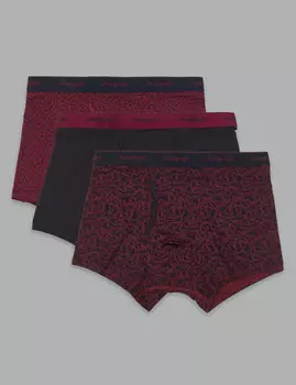 Трусы-транки мужские с узором (3 шт)