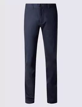 Узкие брюки чинос из чистого хлопка