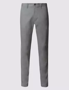 Узкие брюки чинос из чистого хлопка