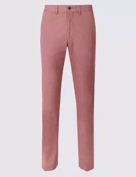 Узкие брюки чинос из чистого хлопка