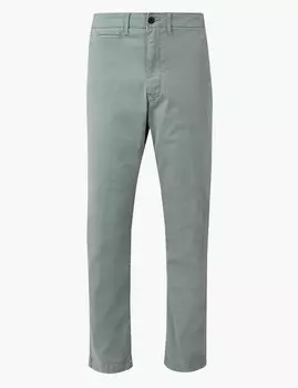 Узкие мужские брюки чинос из хлопка