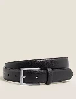 Узкий кожаный ремень с пряжкой