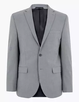 Узкий пиджак в клетку