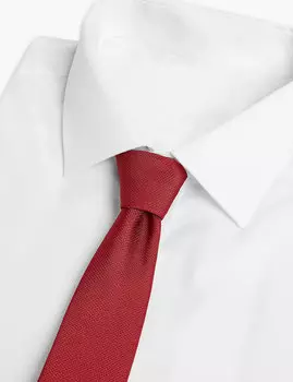 Узкий текстурированный галстук