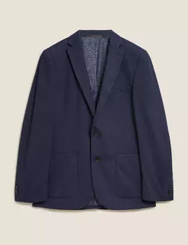 Узкий текстурированный пиджак с добавлением эластана