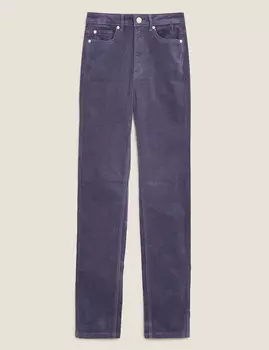 Вельветовые брюки прямого кроя