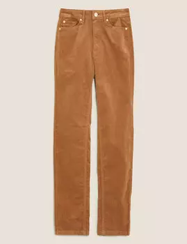 Вельветовые брюки прямого кроя