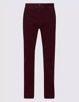 Вельветовые джинсы прямого кроя