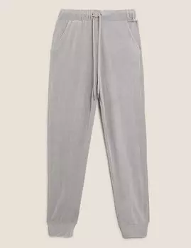 Велюровые джоггеры с манжетами