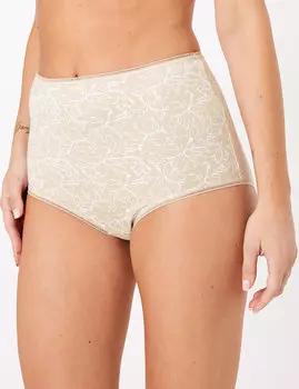 Закрытые брифы с цветочным принтом (5 шт.)