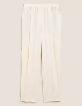 Зауженные брюки до щиколотки с карманами