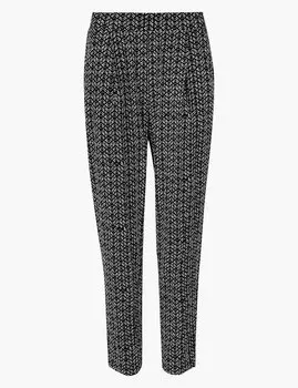 Зауженные брюки Грейзер с принтом