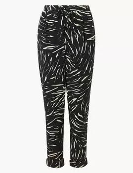 Зауженные женские брюки длиной до щиколотки