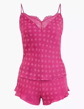 Жаккардовый комплект с принтом Звезды