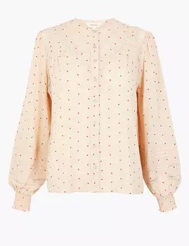 Женская блузка с изящным принтом