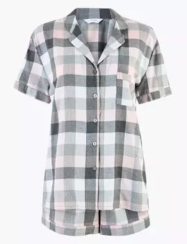 Женская пижама в крупную клетку