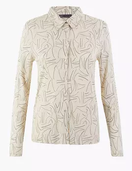 Женская рубашка с графическим принтом