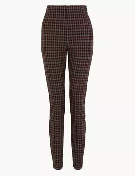 Женские треггинсы в клетку