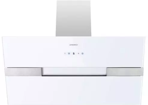 Вытяжка Maunfeld MERSEY 90 нержавейка/белое стекло