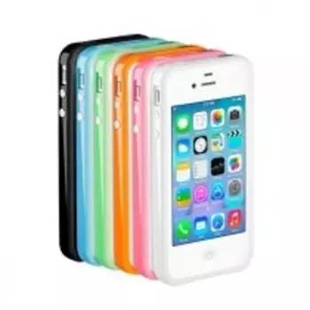 Бампер Deppa iPhone 4/4S оранжевый