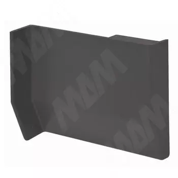 801 Заглушка для мебельного навеса, пластик, графит, левая (K013.C00L.926)